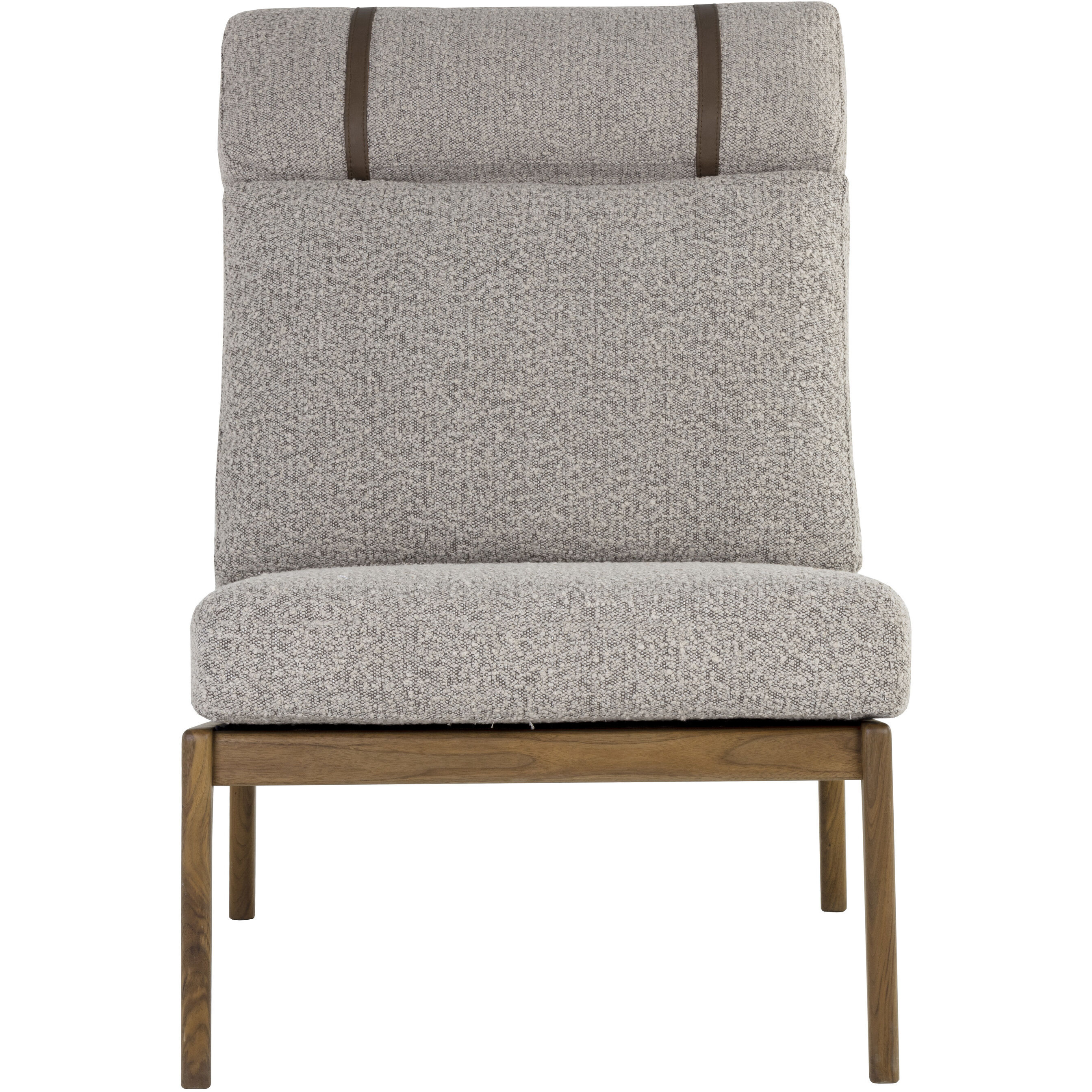 Elanor Walnut / Copenhagen Cappuccino Lounge Chair